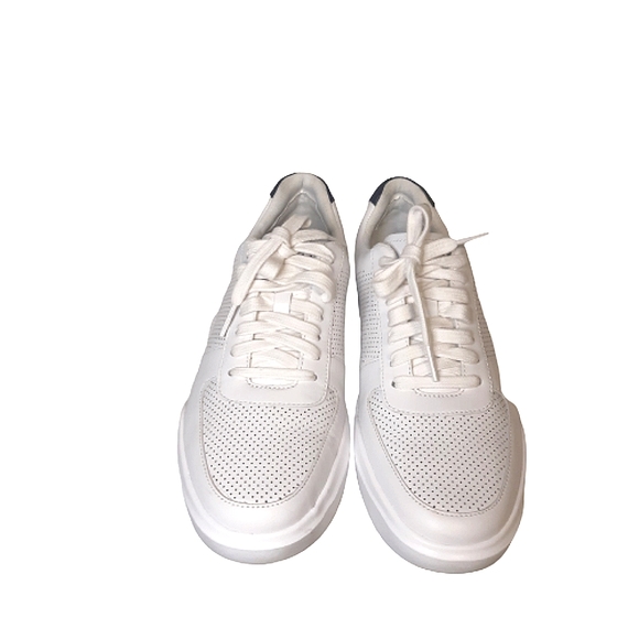 Cole Haan Grand Crosscourt Leather Sneakers White Breathable - Picture 2 of 12